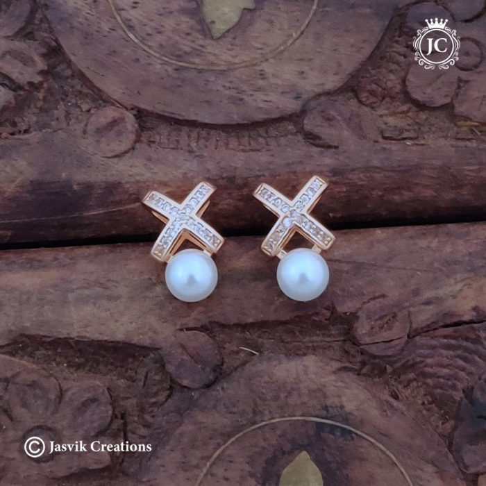 53 Rose gold Ear rings-JCRG053 - 150 (6)