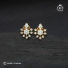 57 Diamond look Impon Ear Ring-JCER057 - 260