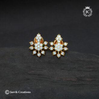 Diamond look Impon Ear Ring- JCER057