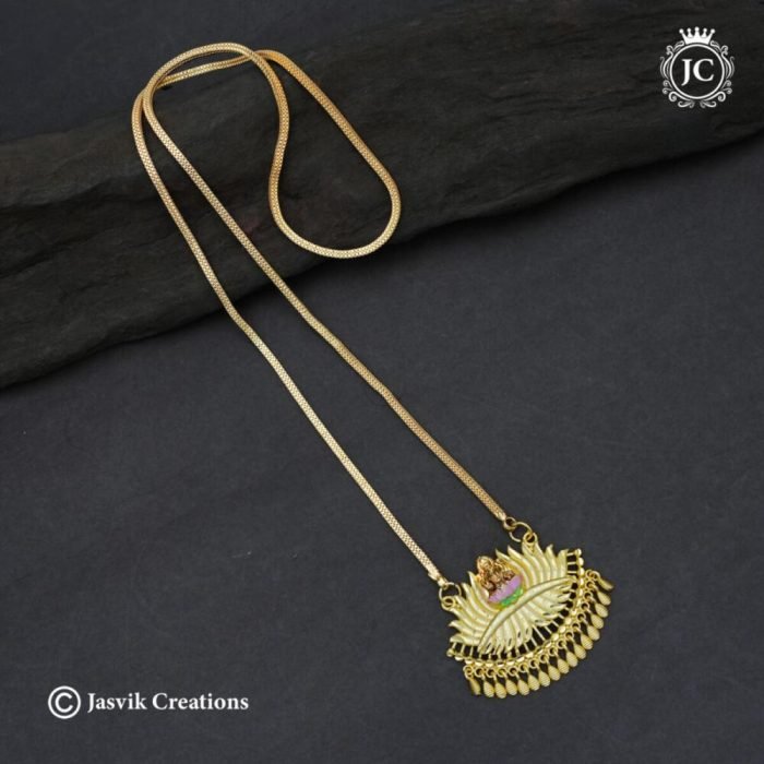 642 Forming meenkari Work LAskhmi with Lotus Dollar Chain - 699 24 799 30 y (2) JCCH642 642 Forming meenkari Work LAskhmi with Lotus Dollar Chain - 699 24 799 30 y (2) JCCH642