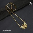 644 Forming meenkari Work LAskhmi with Swan Dollar Chain - 650 24 750 Only (3) -JCCH644