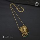 645 Krishnar with PEacock Pendent Set -JCCH645- 1999 (3)
