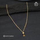 646 Simple Gold Look Ball Short Chain - 299 -JCCH646