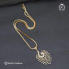 648 Diamond Look Feather Dollar Chain - JCCH648 - 650 18 750 24 (7)