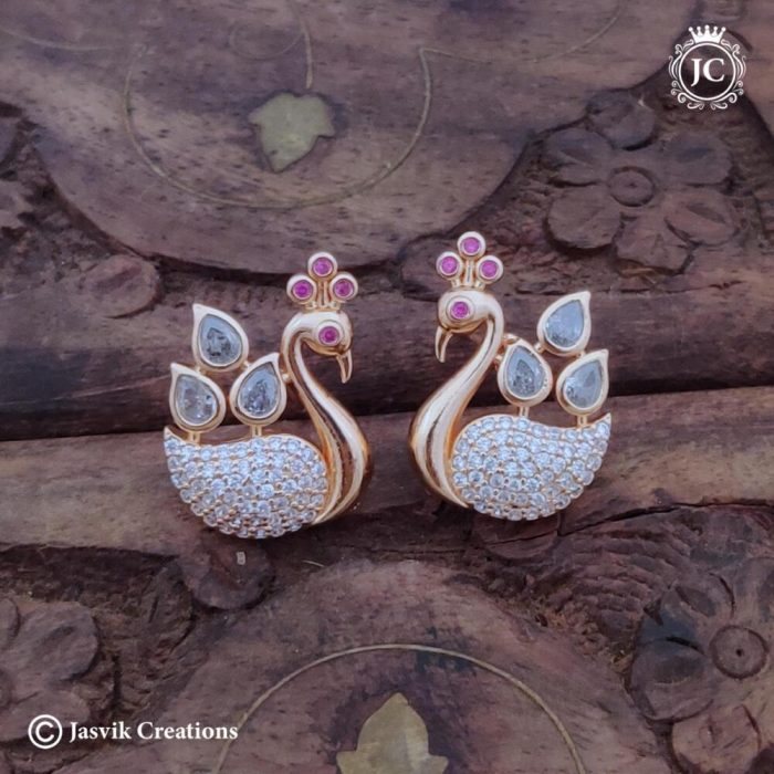 65 Rose Gold Ear ring -JCRG065- 160 (2)