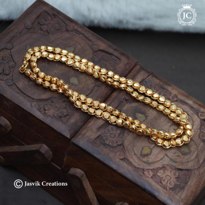 652 Microplated Thick Heart Cutting Chain 24 Only -JCCH652-499 (2)