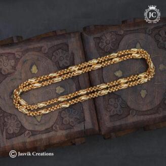 Microplated Thick Real Gold Cutting Chain ( 24 Only ) - JCCH655