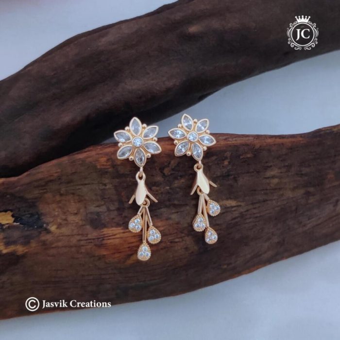 83 Rose gold Ear ring -JCRG083- 170 (4)