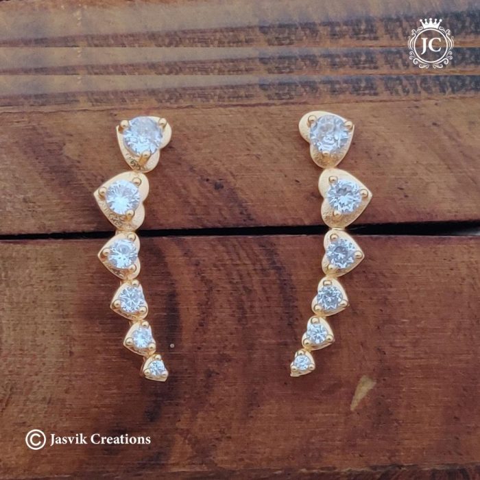 84 Rose Gold Ear ring - JCRG084 - 220 (3)