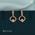 Rose Gold Ear Ring -JCRG067 - 140 (5)