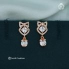 Rose Gold Ear Ring -JCRG097 - 140 (2)