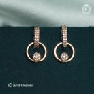 Rose Gold Ear Ring -JCRG098 - 140 (1)
