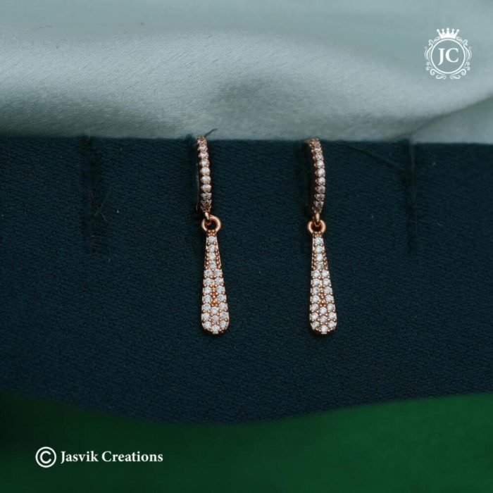 Rose Gold Ear Ring -JCRG101 - 140 (4) Rose Gold Ear Ring -JCRG101 - 140 (4)