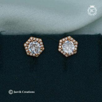 Rose Gold Ear Ring - JCRG111