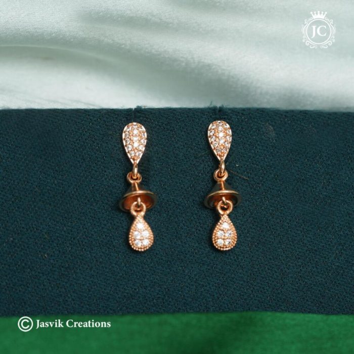 Rose Gold Ear Ring -JCRG114 -160 ,,