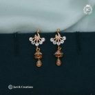 Rose Gold Ear Ring -JCRG115 - 160