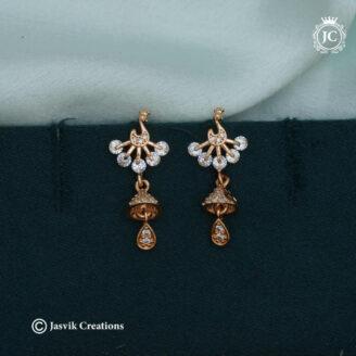 Rose Gold Ear Ring - JCRG115
