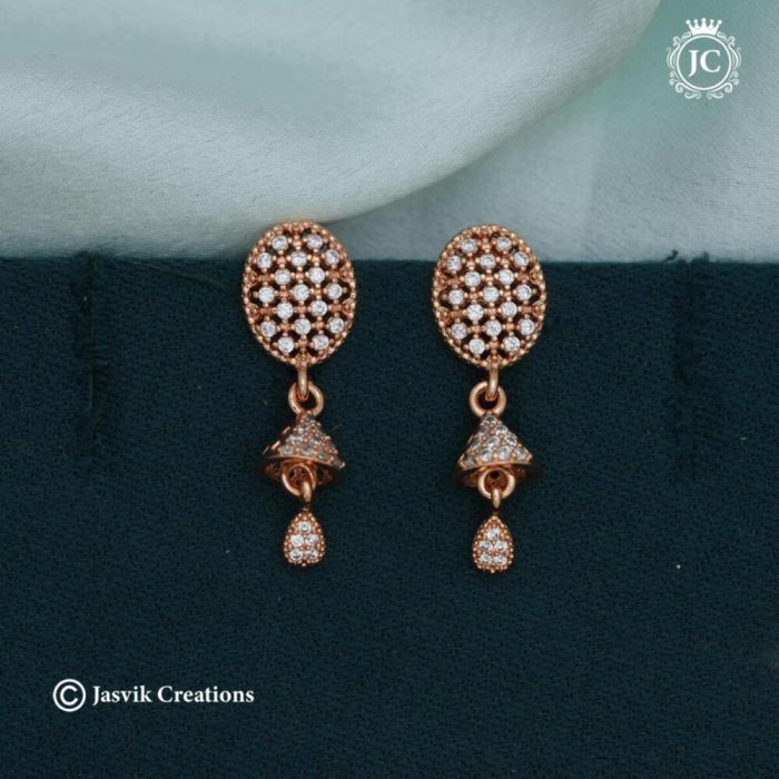 Rose Gold Ear Ring -JCRG117 -170 (2) Rose Gold Ear Ring -JCRG117 -170 (2)
