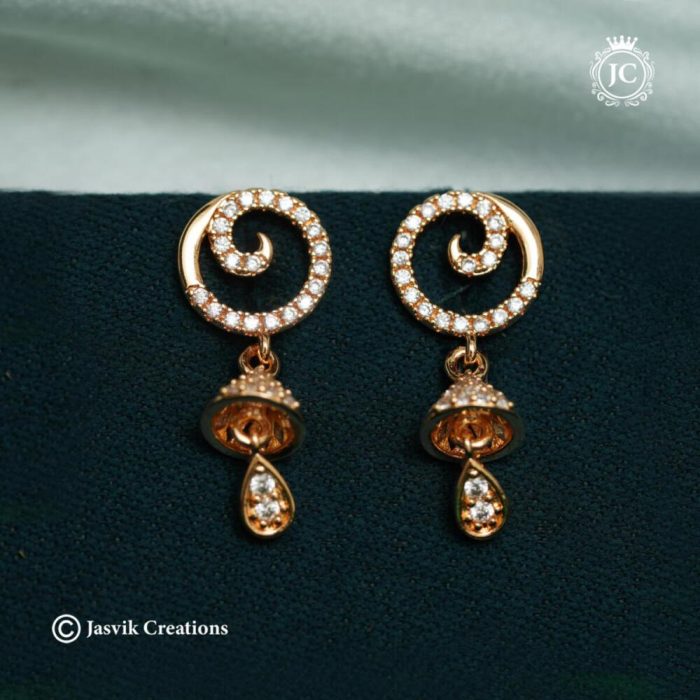 Rose Gold Ear Ring -JCRG120 -170 (3)