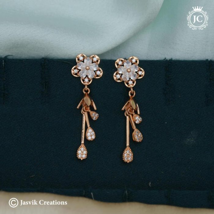 Rose Gold Ear Ring -JCRG121 -190