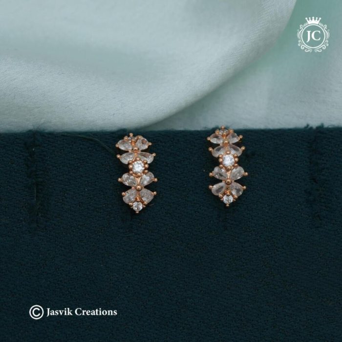 Rose Gold Ear Rings -JCRG108 - 120 (1)