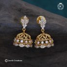 091 Premium-Matte- Full White Ad-Jhumka-JCER091–299-(19)