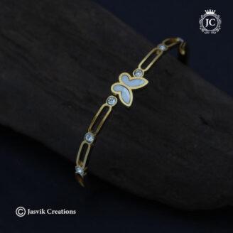 Antique Tarnish Trendy Butterfly  Bracelet - JCBT144