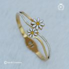 157 Anti - Tarnish Trendy Flower Bracelet 350-JCBT157 (7)