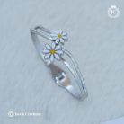 157 Anti - Tarnish Trendy Flower Bracelet 350-JCBT157 (8)