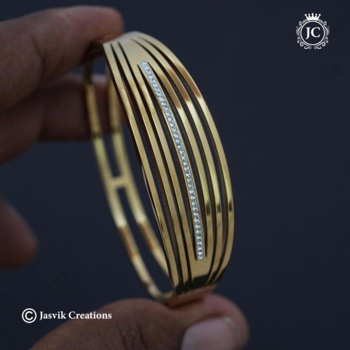 167 Anti - Tarnish Trendy Oval Bracelet 399-JCBT167 (2)