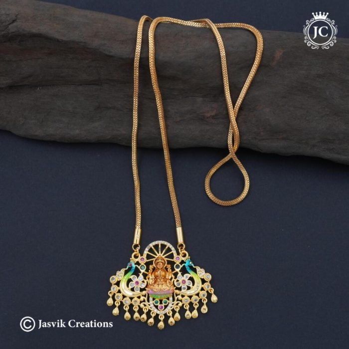673 Forming Lakshmi with Enamel dollar Chain-JCCH673 - 750 24 850 30