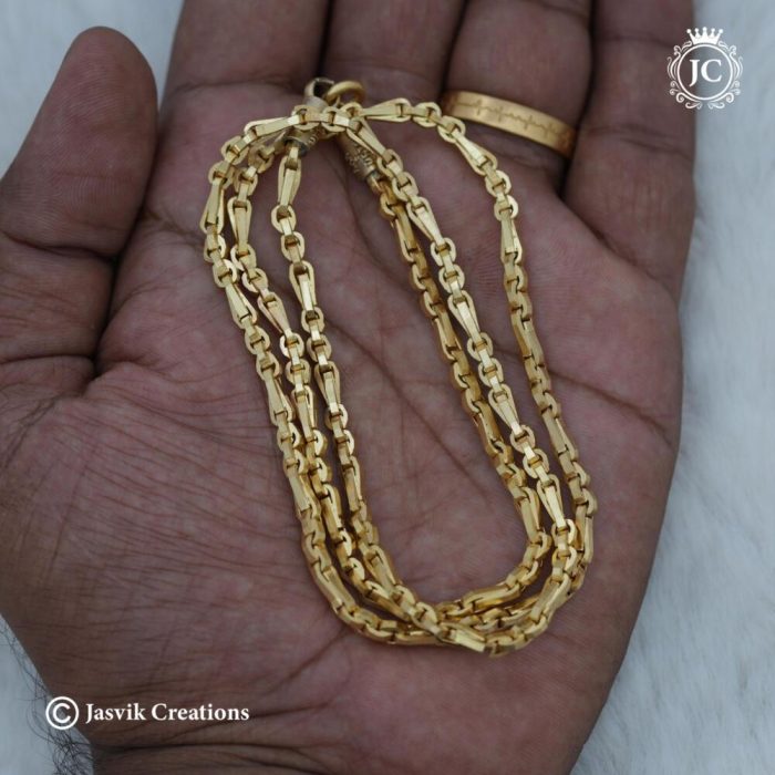 677 Impon Gobi with Godumai Chain without Polish ( 24 Inch Only) JCCH677-1699 (5)
