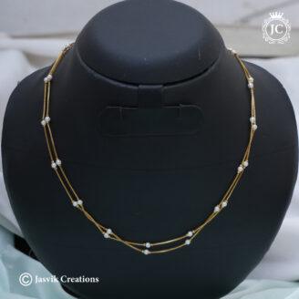 Microplated Pearl Short Chain - JCCH692