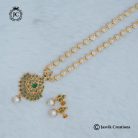802 Microplated Pearl Necklace Full Green -JCNL802 -350 (5)