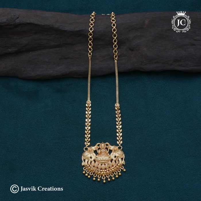 804 Forming Gaja Lakshmi Necklace JCNL804 - 550 (6)