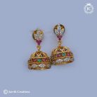 92 Premium-Matte- Multi -Ad-Jhumka- JCER092--299-(13)