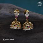 92 Premium-Matte- Multi -Ad-Jhumka- JCER092--299-(14)