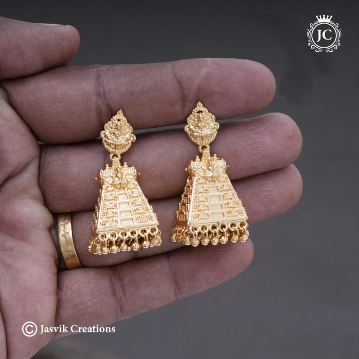 95 Microplated Gopuram Jhum ka-JCER095 - 450 (3)