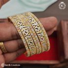 Microplated-Budget-Friendly-Combo-Bangle- JCBN345 --375