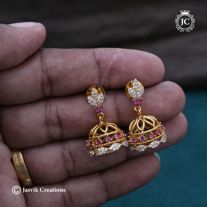 Premium-Matte-Red White Ad-Jhumka---299-(5)