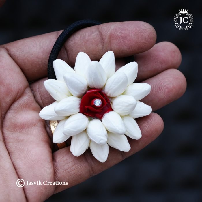 30 Artificial Jasmine with Rose Hair Band-JCHB030 - 170 (3)