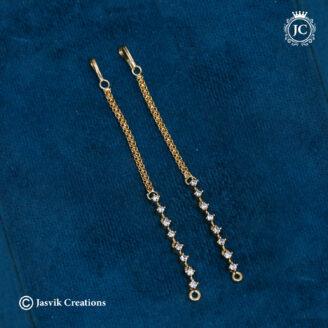 Exquisite Real-Diamond Look Mattal (Ear Chains) - JCML037