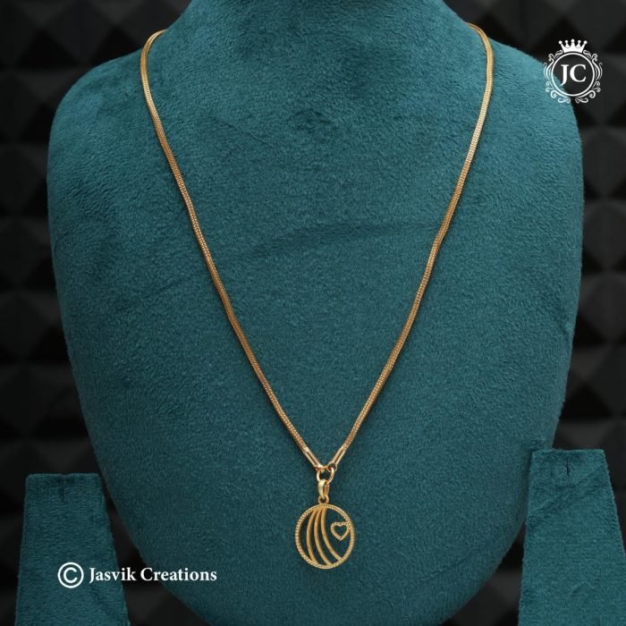 698 Gold Look Dsaily fancy wear Chain -JCCH698 - 599 24 only (3)