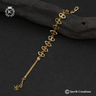 Gold Forming Simple Bracelet - JCBT171
