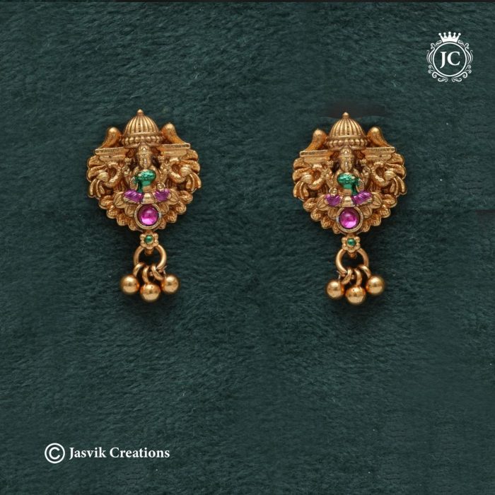 819 Matte Finsh Laklshmi Necklace with Enamel - JCNL819 ---850 (10)