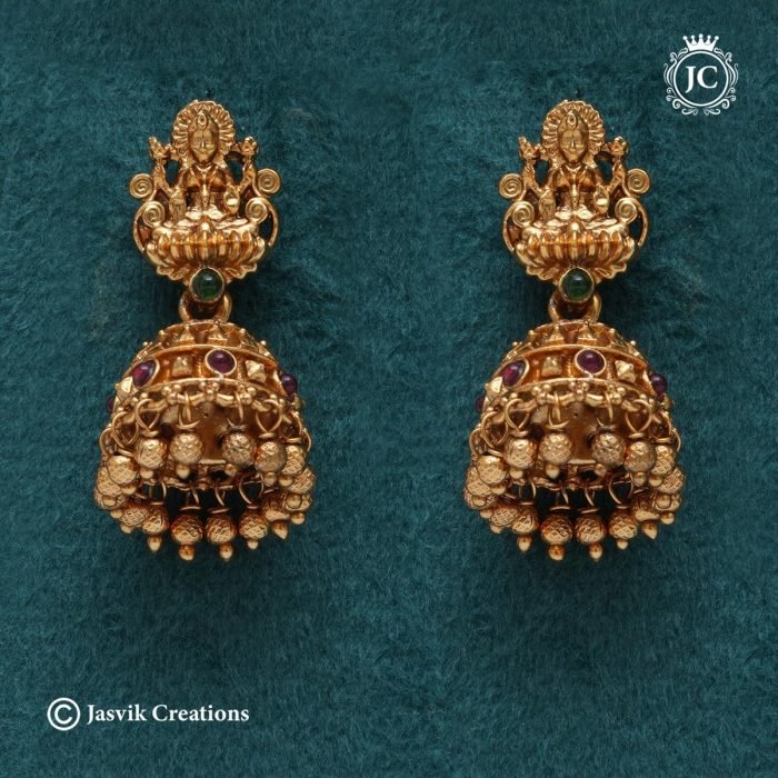 820 Matte Finish Lakshmi Necklace -JCNL820- 375 (4)