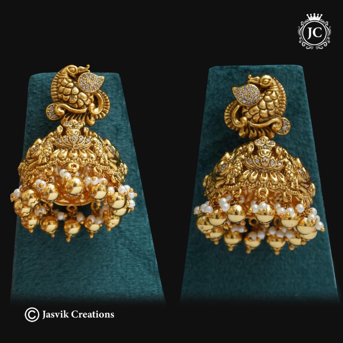 Premium lakshmi dollar chain with jhumk a 2099rs 30inch only (JCCH694 2) (5)