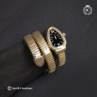 04 Luxury Gold-Plated Snake Shaped Spiral Wrap Watch-JCWH04 - 399 (3)