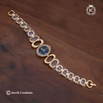 Luxury AD Stone Studded Bracelet Watch - JCWH06