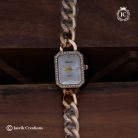 09 Elegant Rectangular White Dial Watch -JCCH09 (1)
